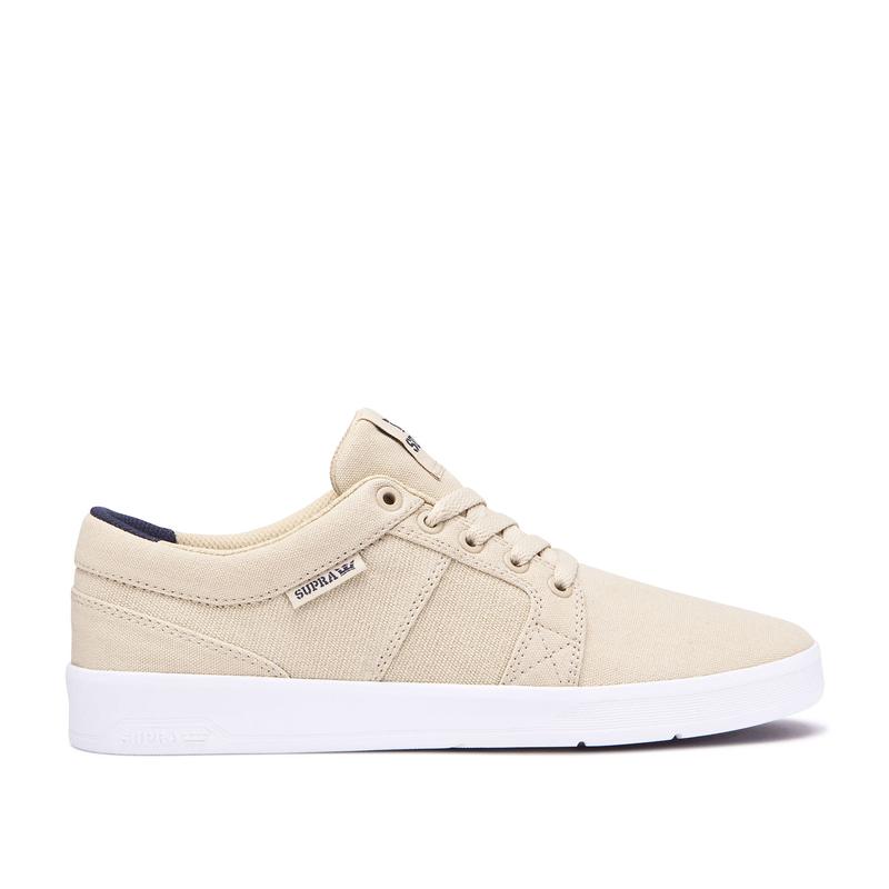 Zapatillas Bajas Supra Argentina Hombre - INETO Beige (ZXDIQ-2857)